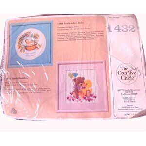 The Creative Circle 1432 Rock-A-Bye Baby Cross-Stitch Kit